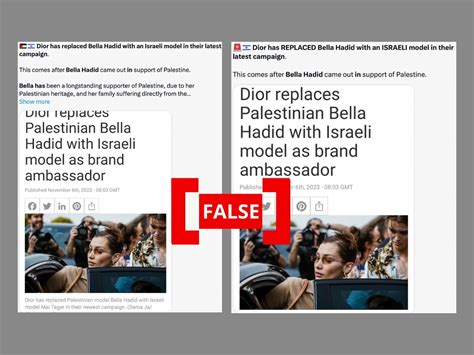 dior bella hadid palestine|is dior supporting israel.